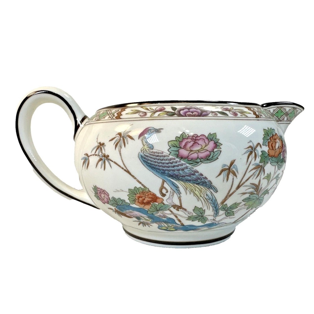 Vintage Wedgwood KUTANI Crane Bone China Creamer EVC